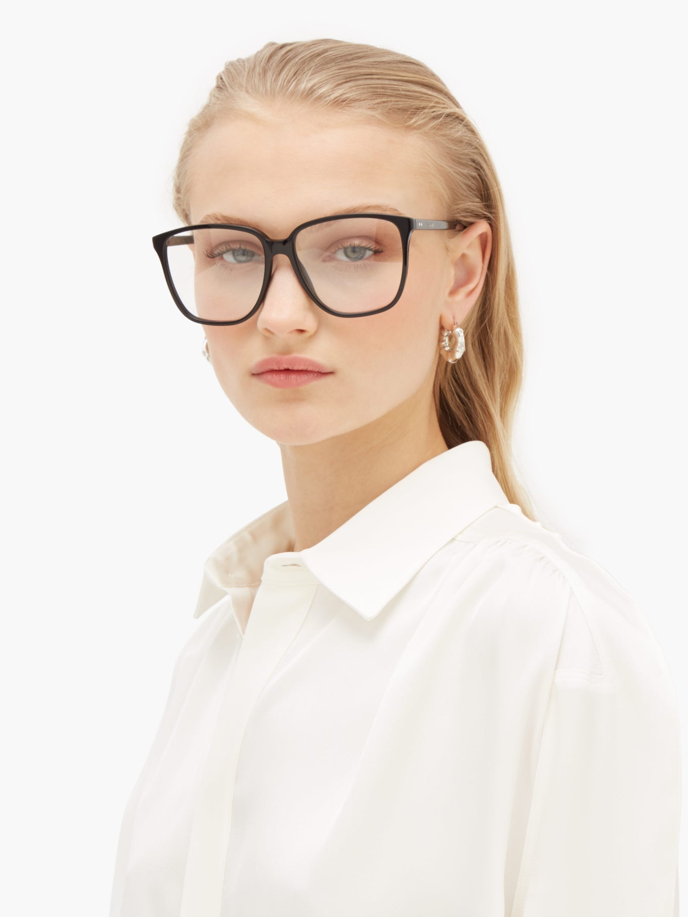 Oversized square acetate glasses - 2