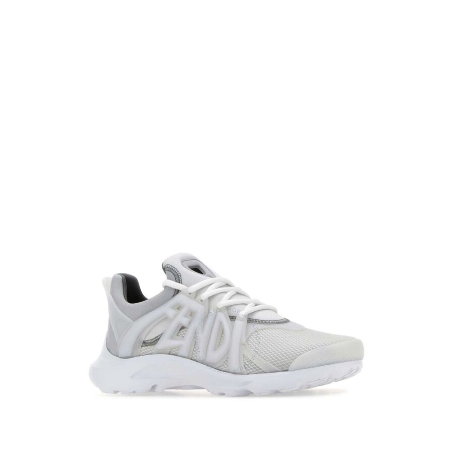 Fendi Tag Technical Mesh Running Sneakers - 2