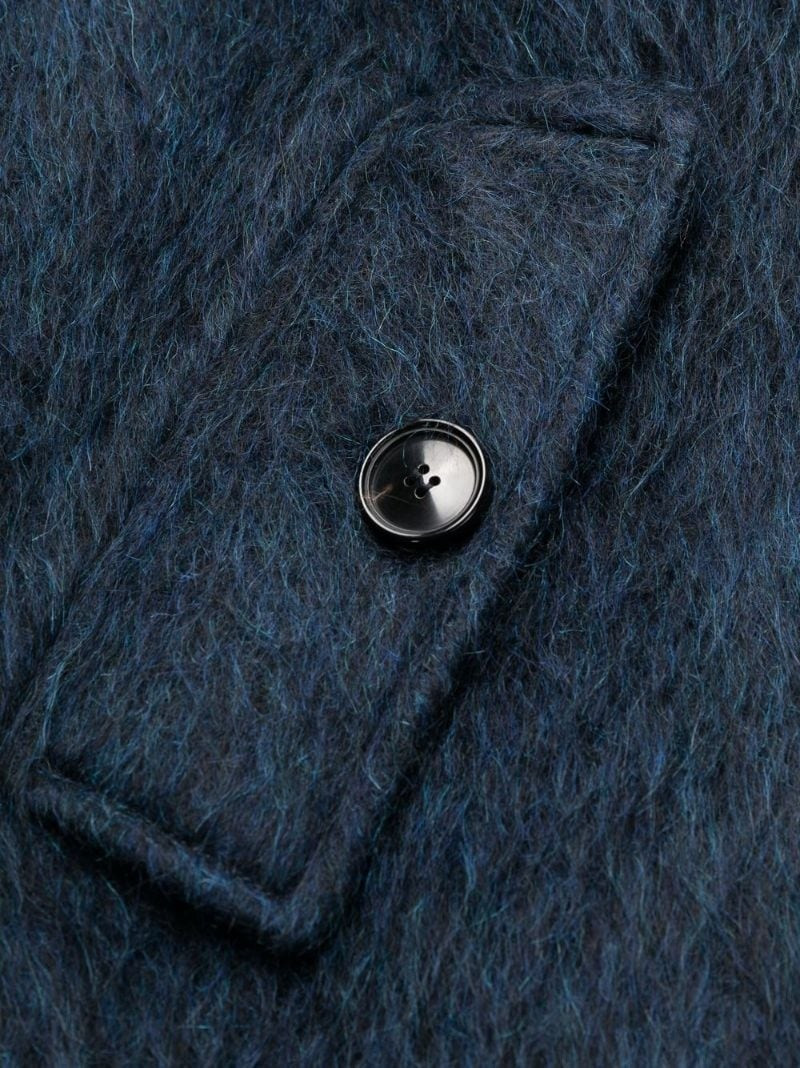 button-up faux-fur coat 6