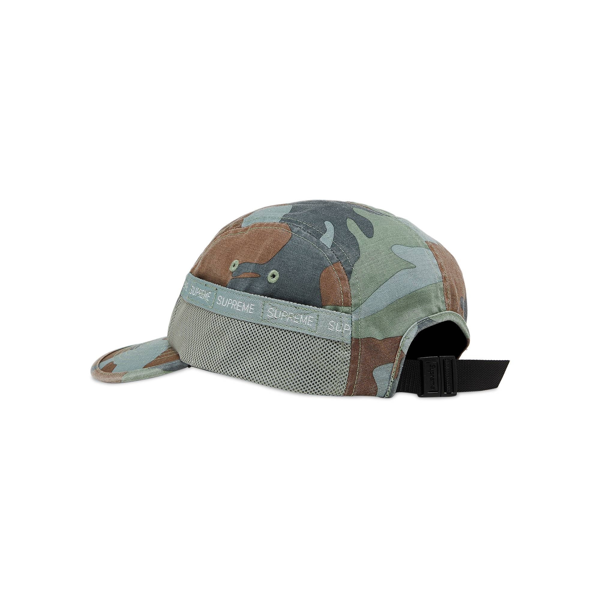 Supreme Supreme Mesh Pocket Camp Cap 'Slate Camo' | REVERSIBLE