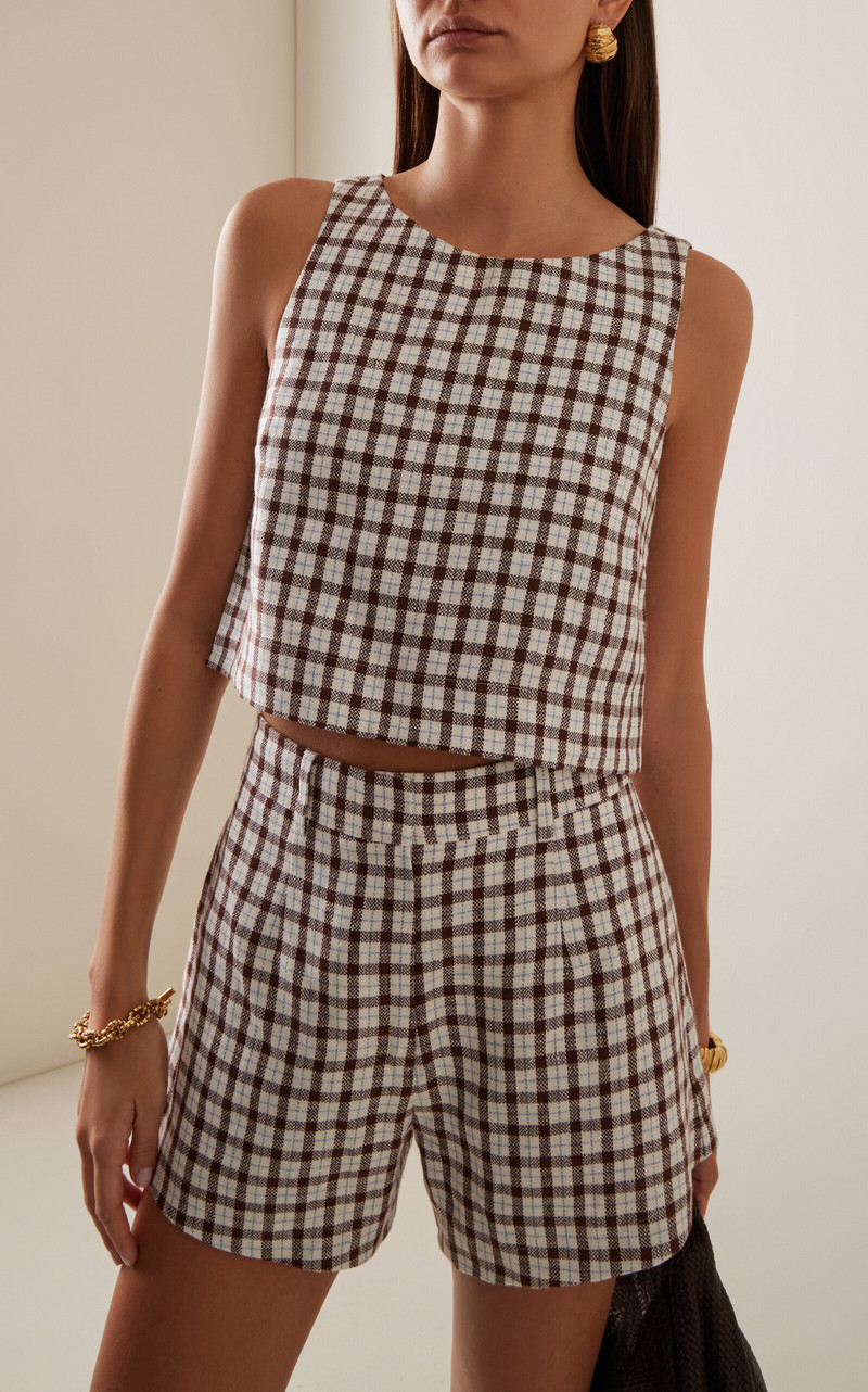 POSSE Exclusive Joy Linen Crop Top multi outlook