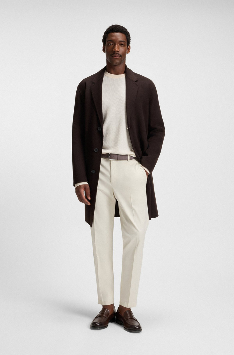 BOSS ITALIAN-NUBUCK BELT WITH POLISHED PIN BUCKLE outlook