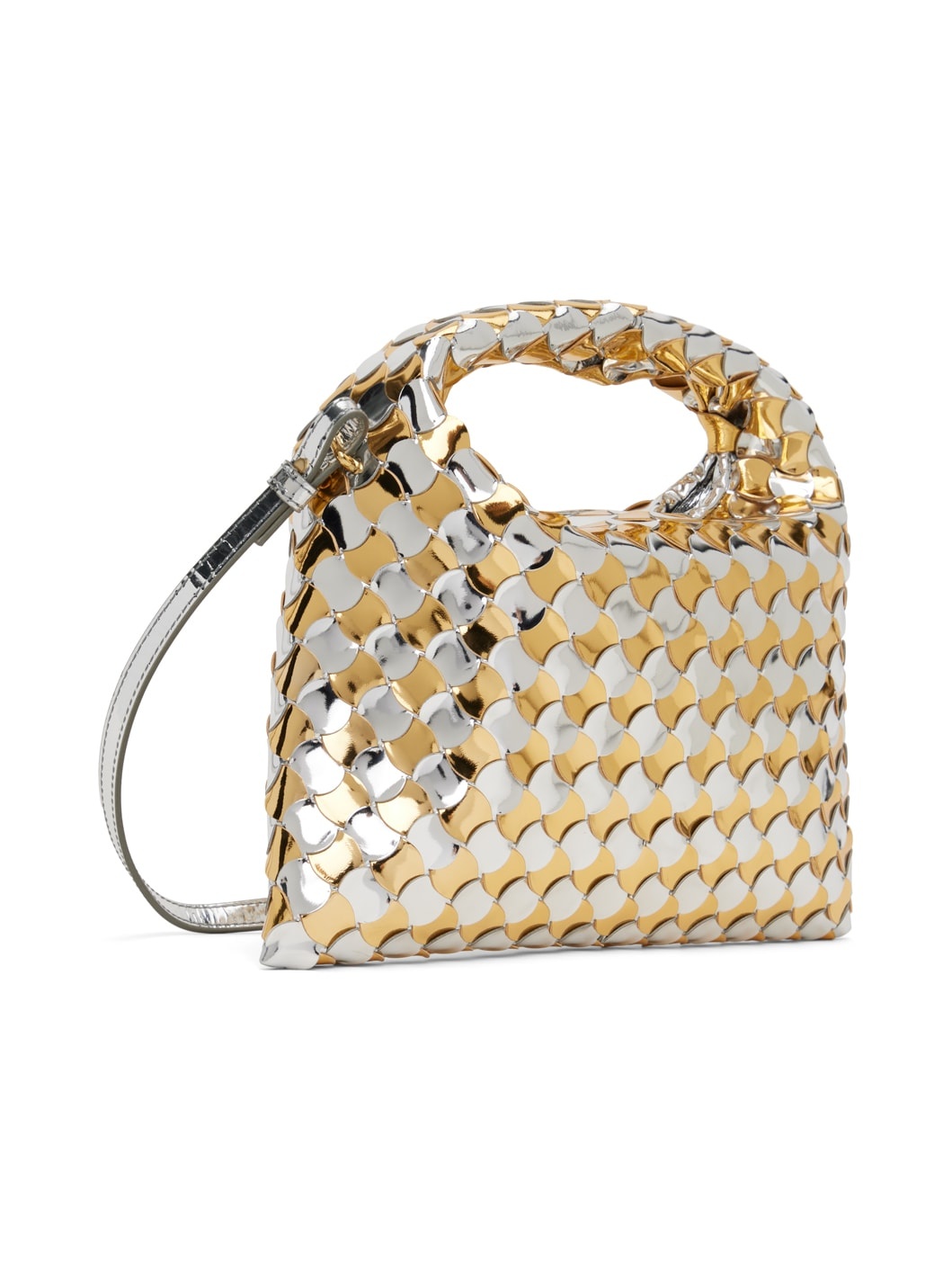 Silver & Gold Mini Hop Bag - 2