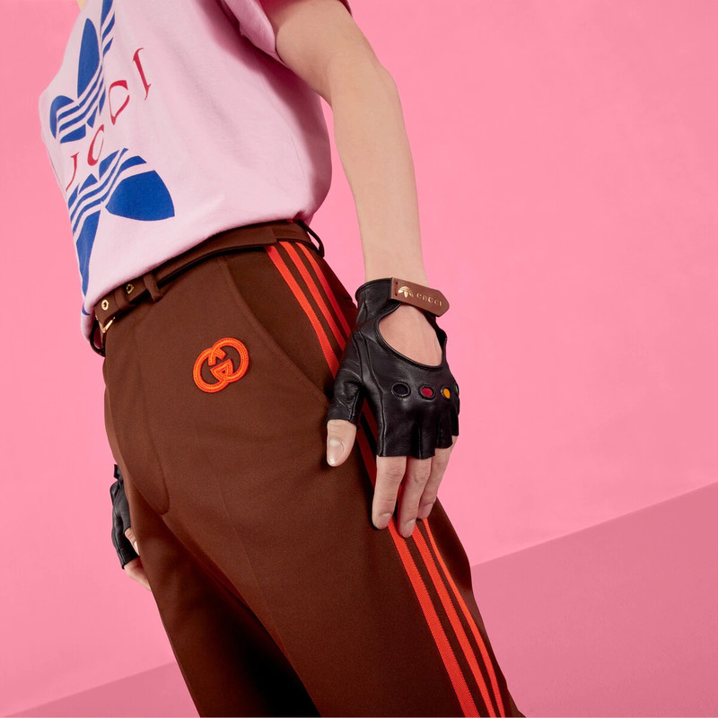 adidas x Gucci fingerless leather gloves 4