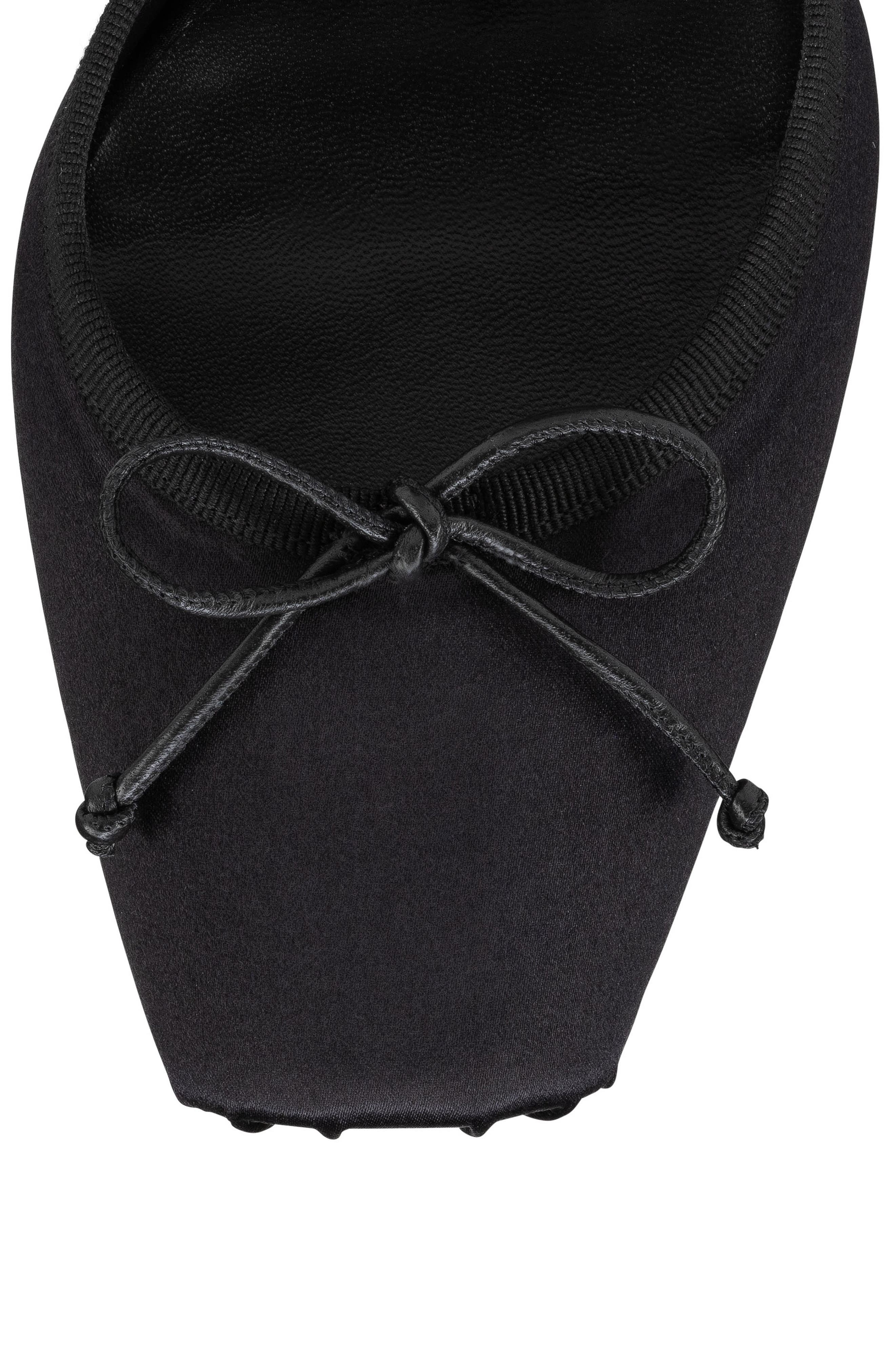Christian Louboutin Cassia Lace-Up Slingback Pump in Black/Lin Black at Nordstrom - 3