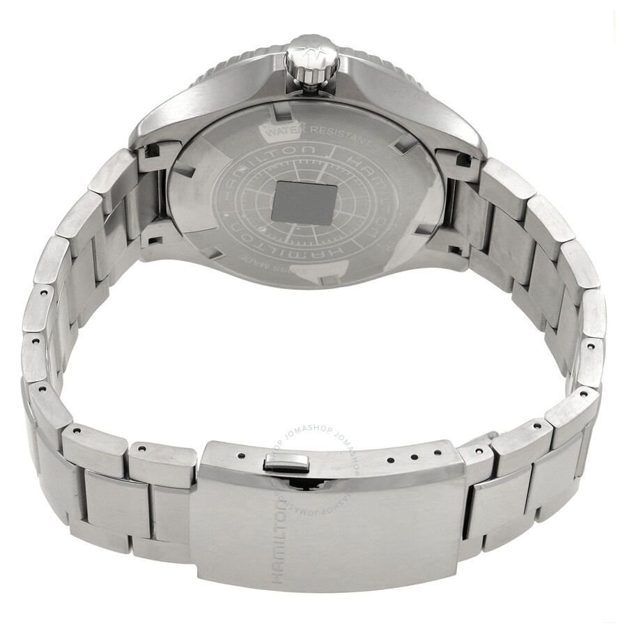 Hamilton - Hamilton Khaki Navy GMT Automatic Silver Dial Watch H82555150 - 3