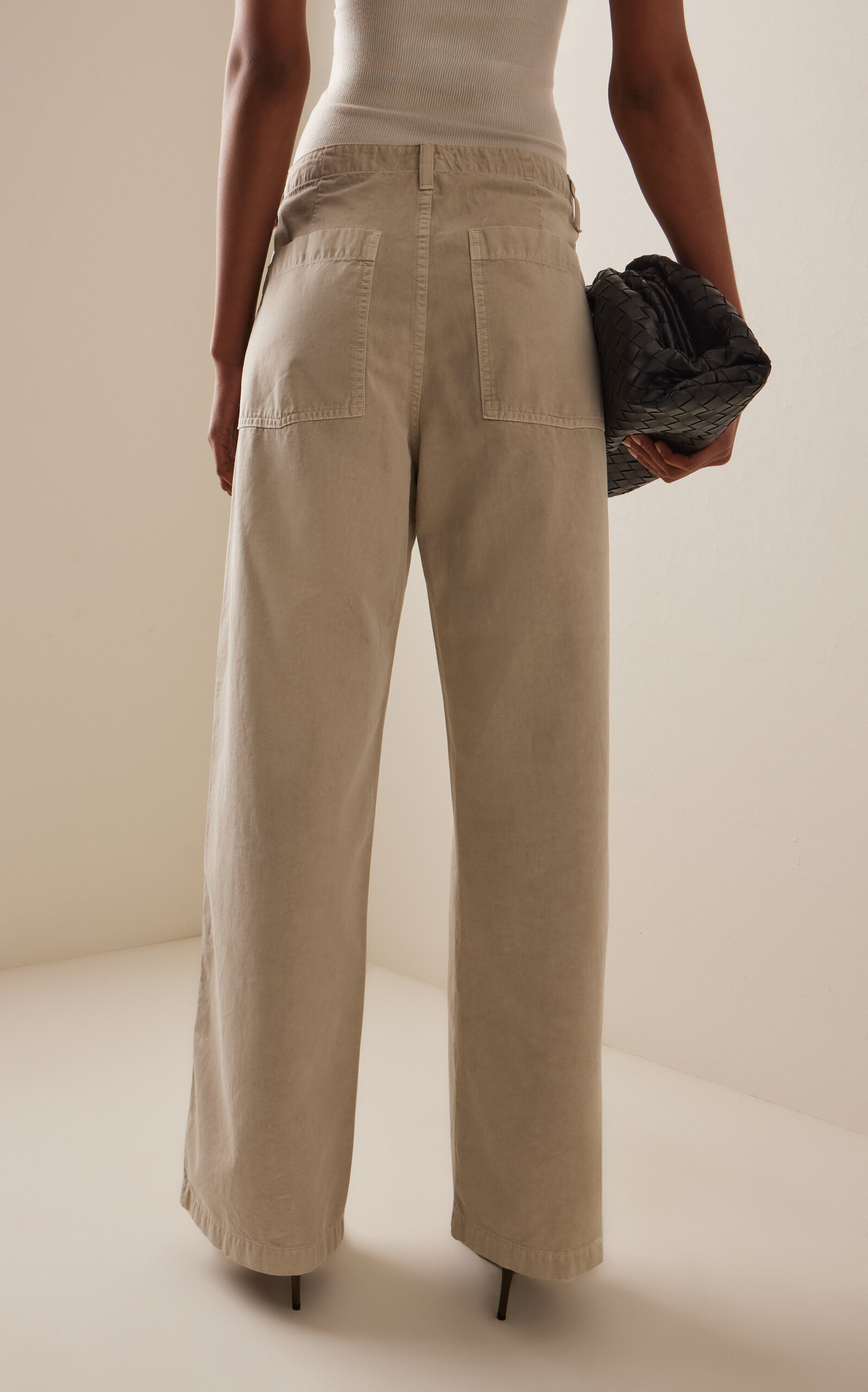 Yuna Twill Utility Pants ivory - 4