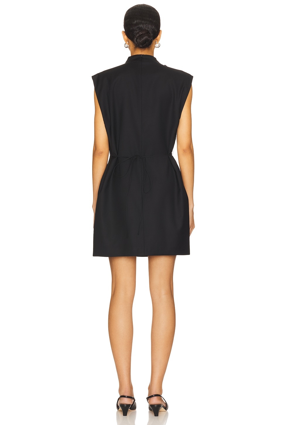 Cowl Neck Blazer Dress - 4