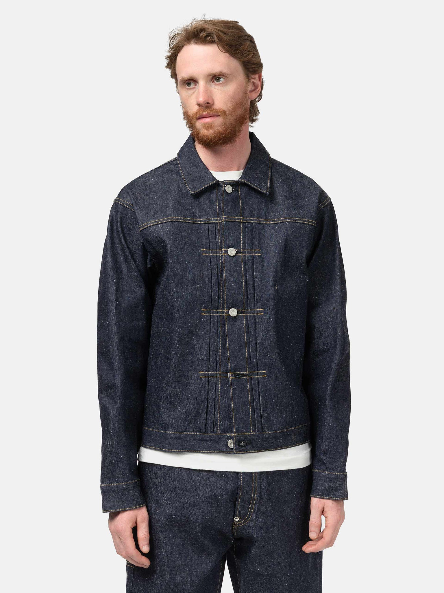 Denim Work Jacket Past Indigo - 4