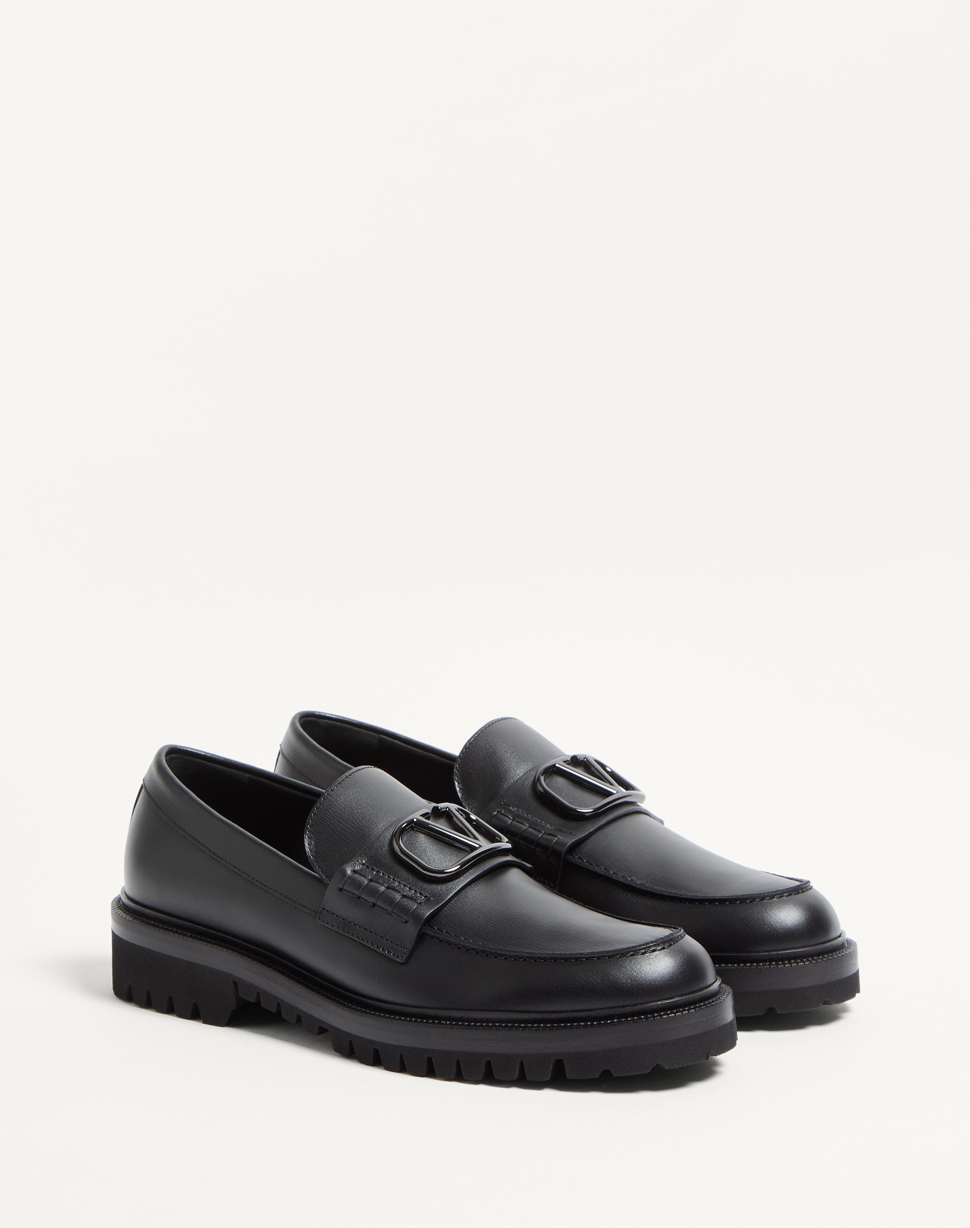 VLOGO SIGNATURE CALFSKIN LOAFER - 3