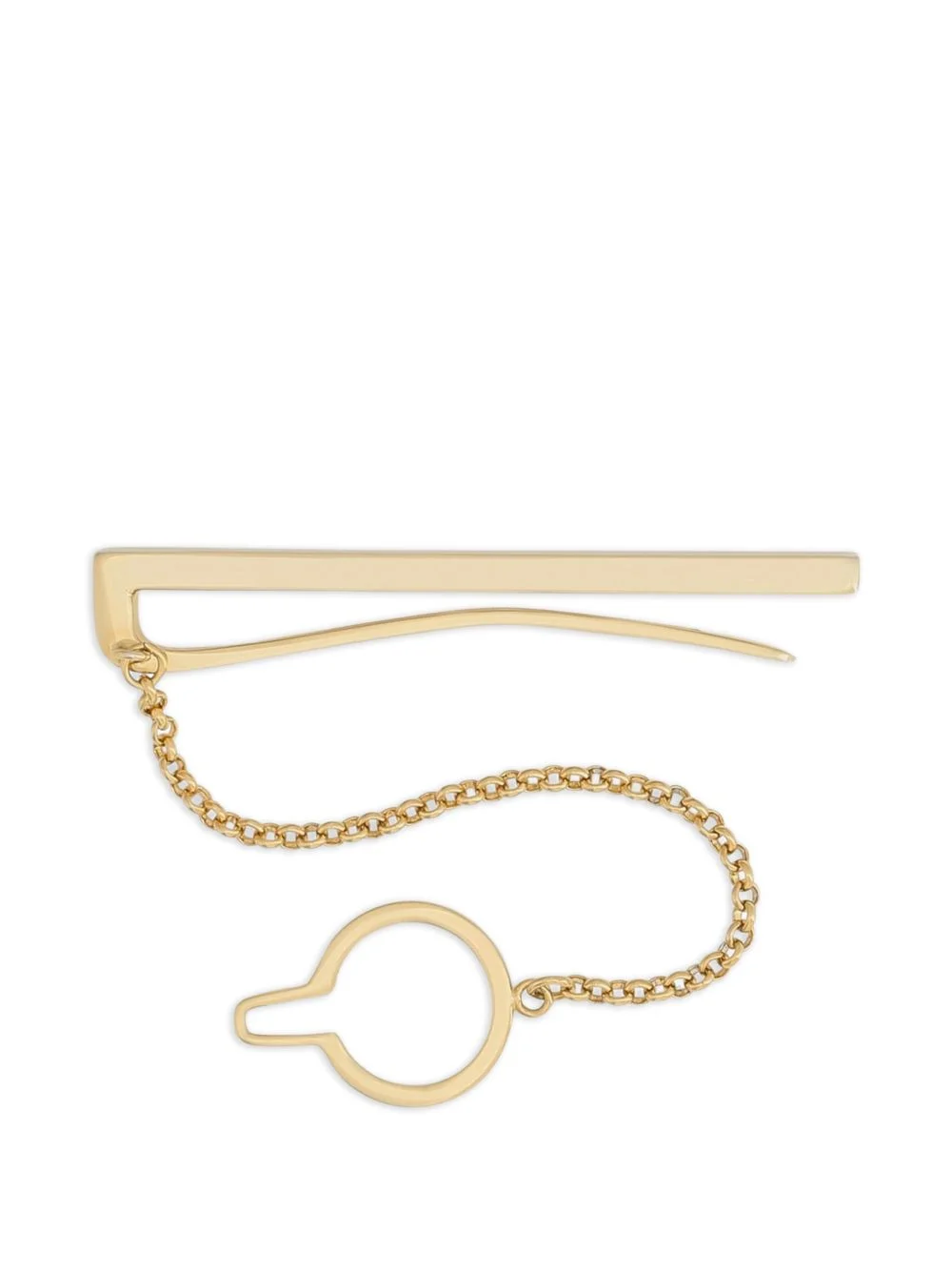 chain tie clip - 1