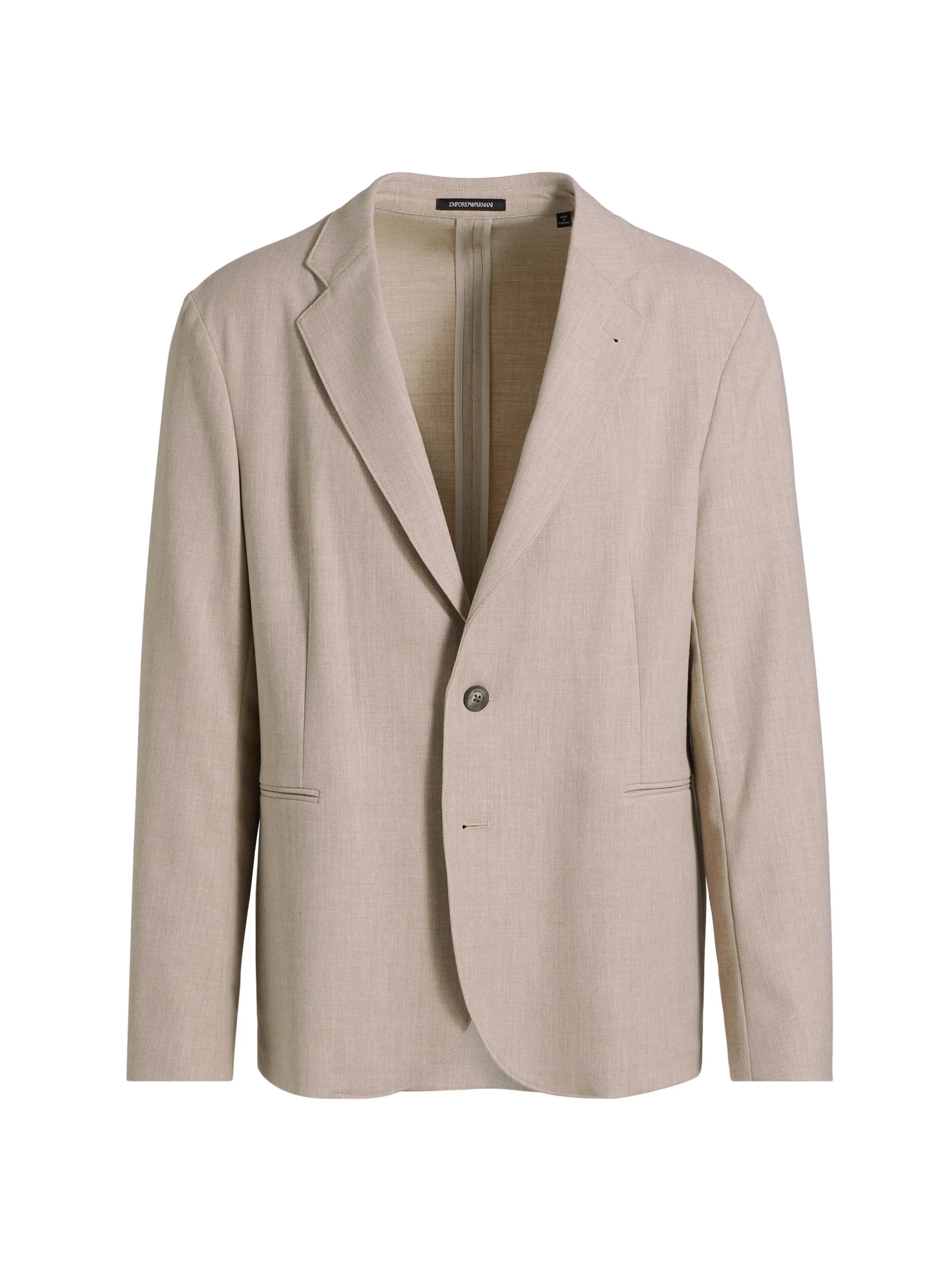 Men's Stretch Gabardine Jacket - Ivory Tan - 1