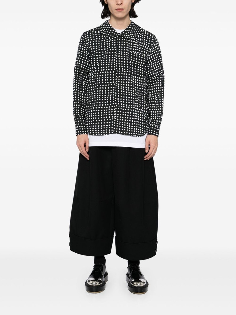 BLACK COMME des GARÇONS Filip Pagowski polka-dot shirt outlook