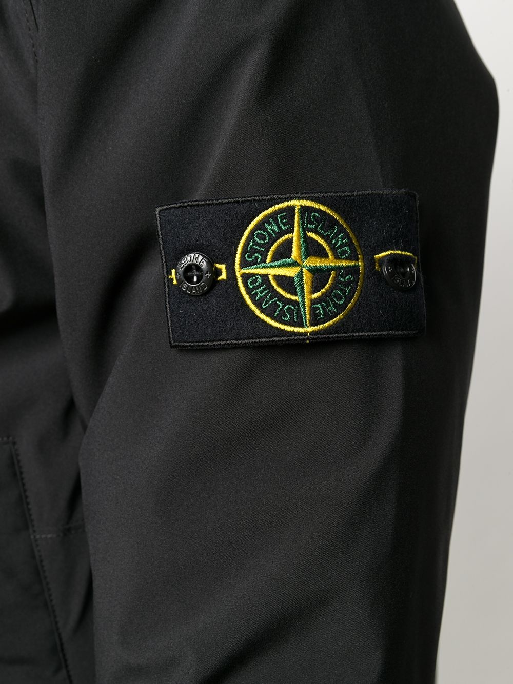 logo patch detail hooded jacket - 5