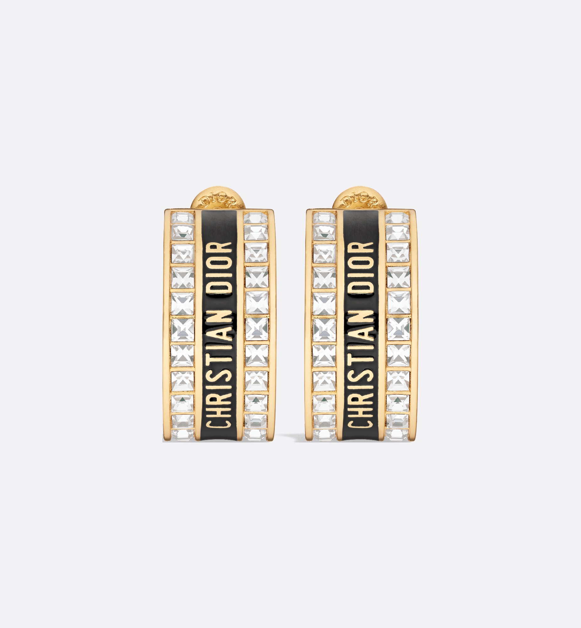 Dior Night Code Hoop Earrings - 2