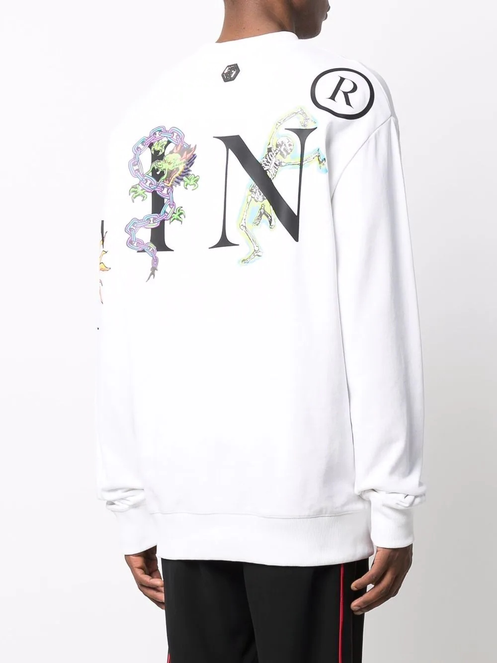 graphic-print cotton sweatshirt - 4