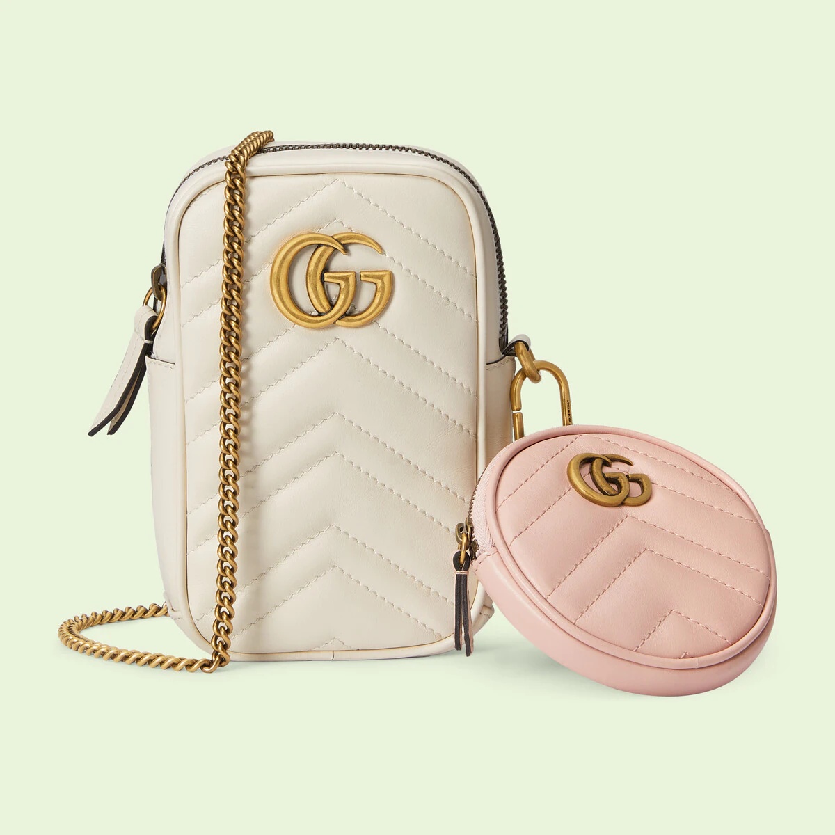 GG Marmont mini bag and coin purse - 1