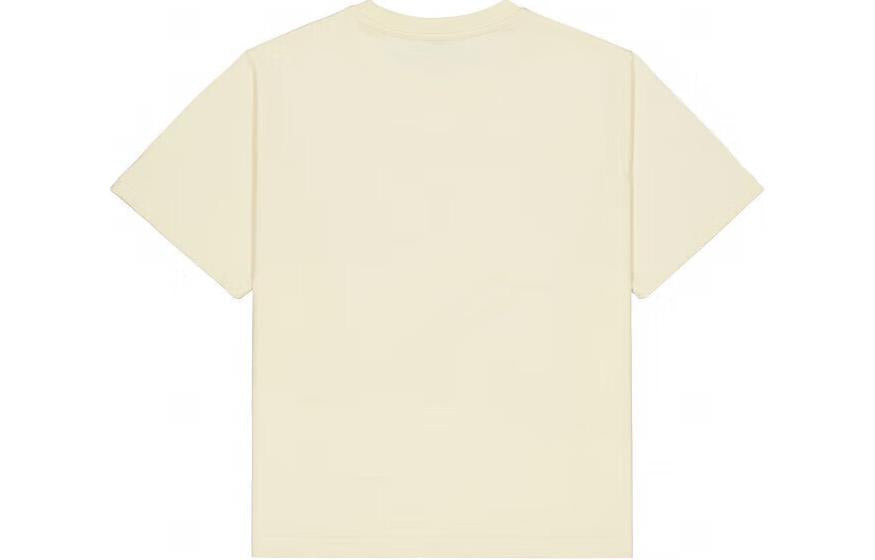 (WMNS) New Balance NBSC Cotton T-shirt 'Beige Blue' AWT42313-CAU - 2