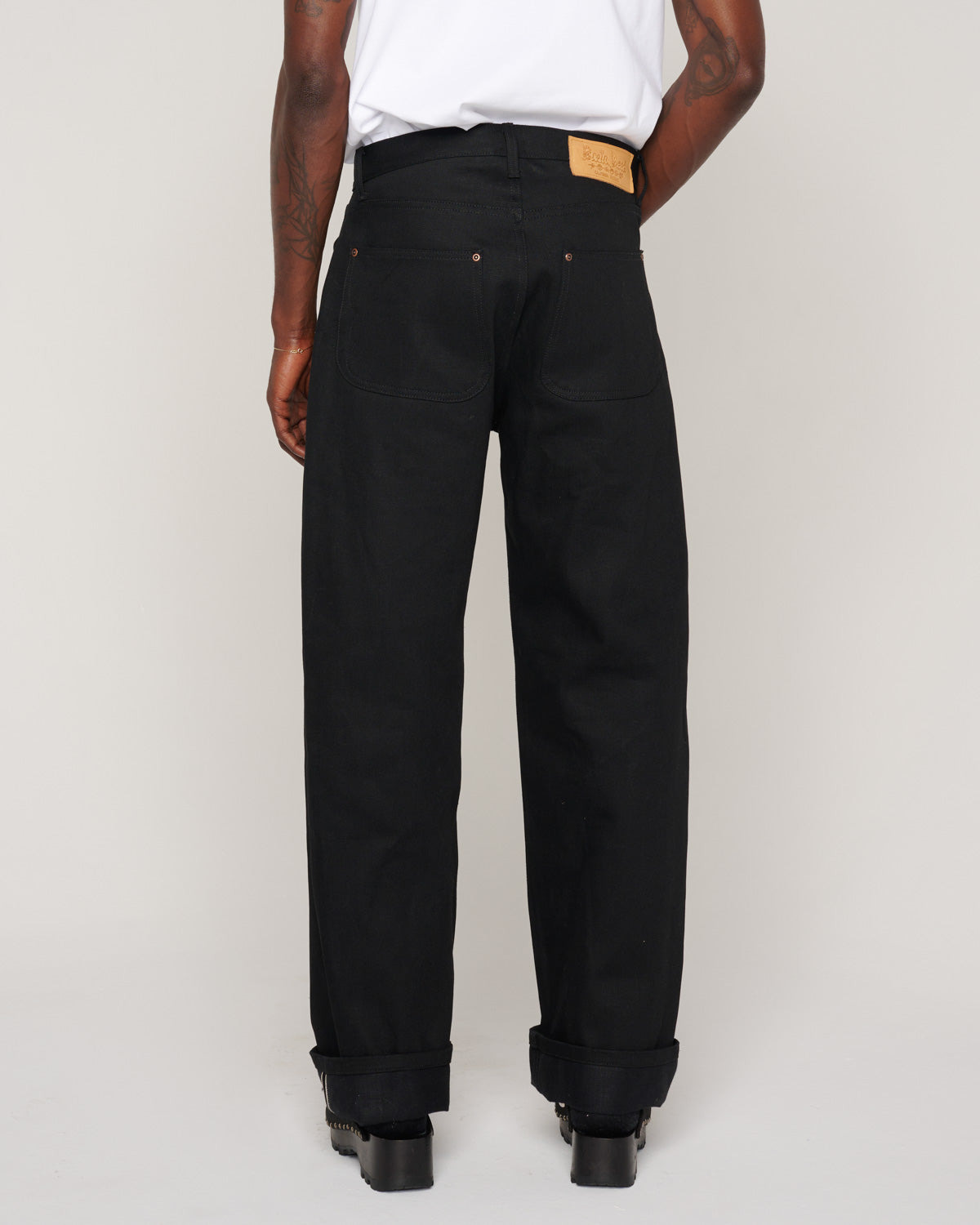Type 00 13.2oz Selvedge Denim Pant - Black - 4