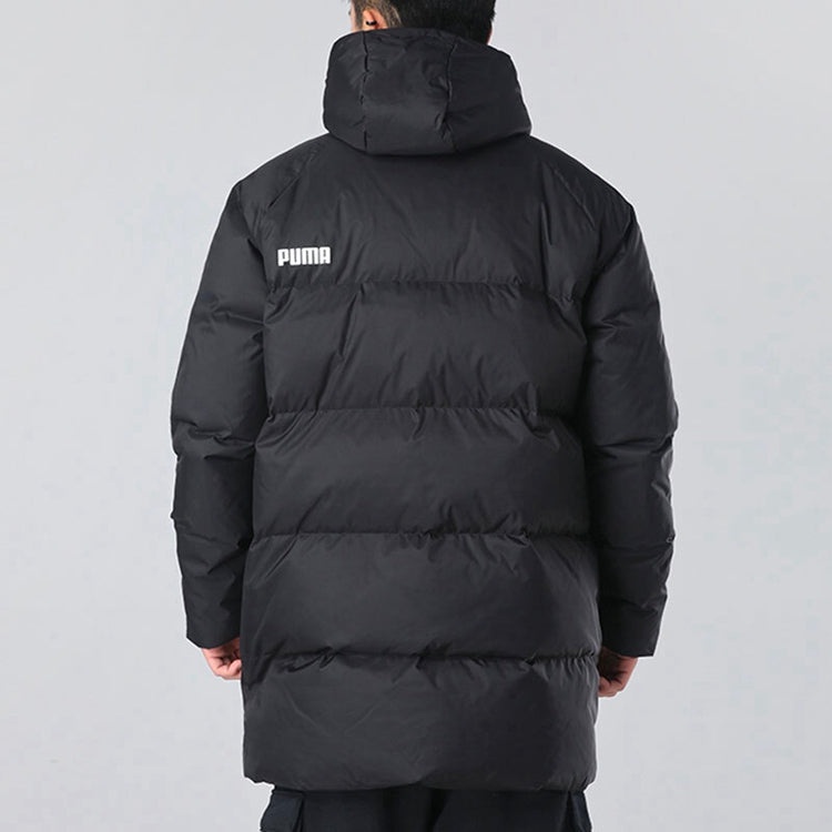 PUMA Solid Down Jacket 'Black White' 585513-01 - 4