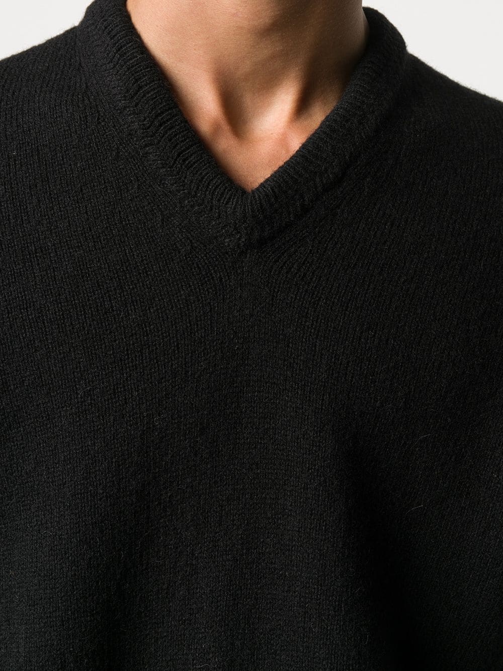 V-neck wool jumper - 5