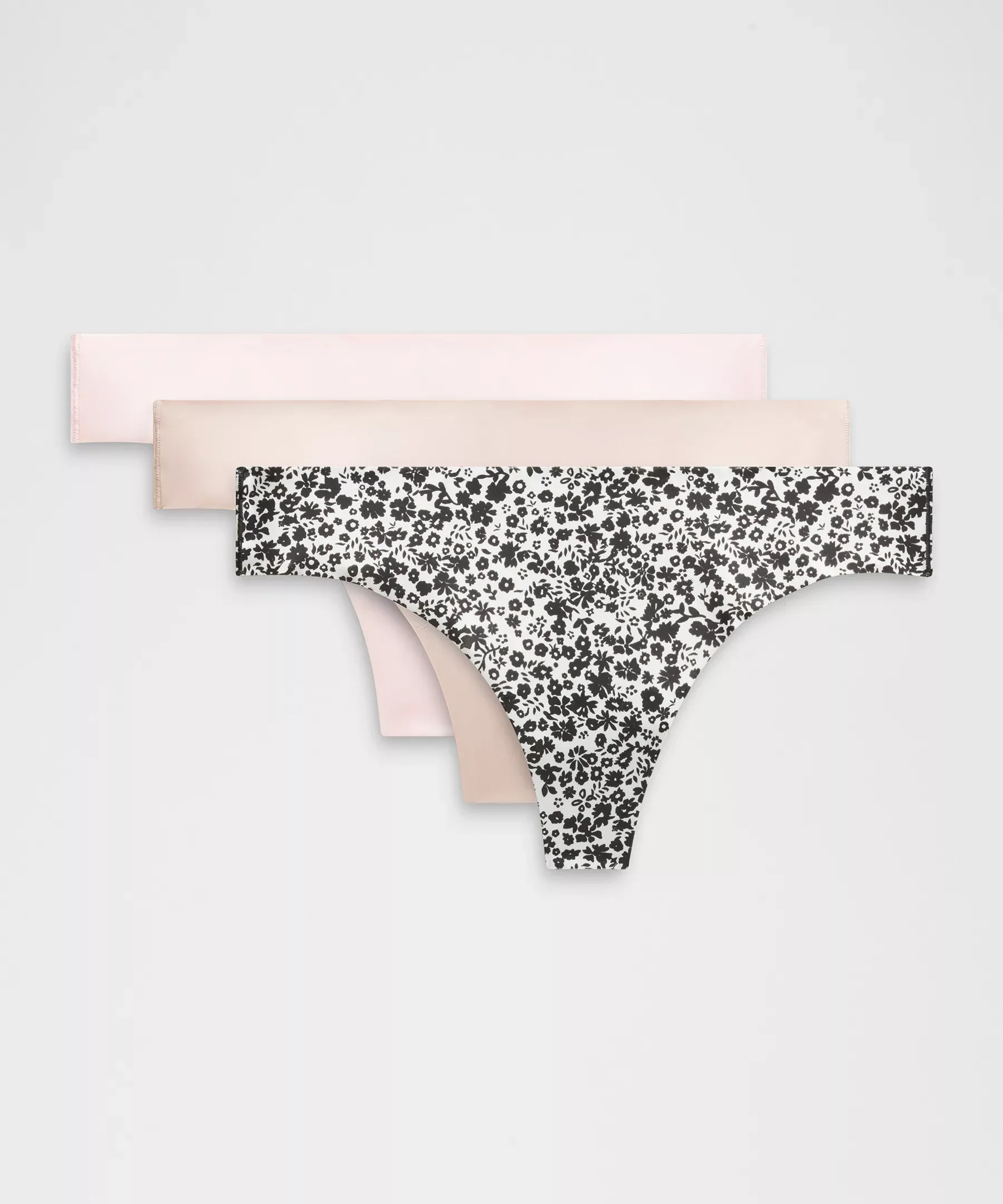 InvisiWear Mid-Rise Thong Underwear *3 Pack - 1