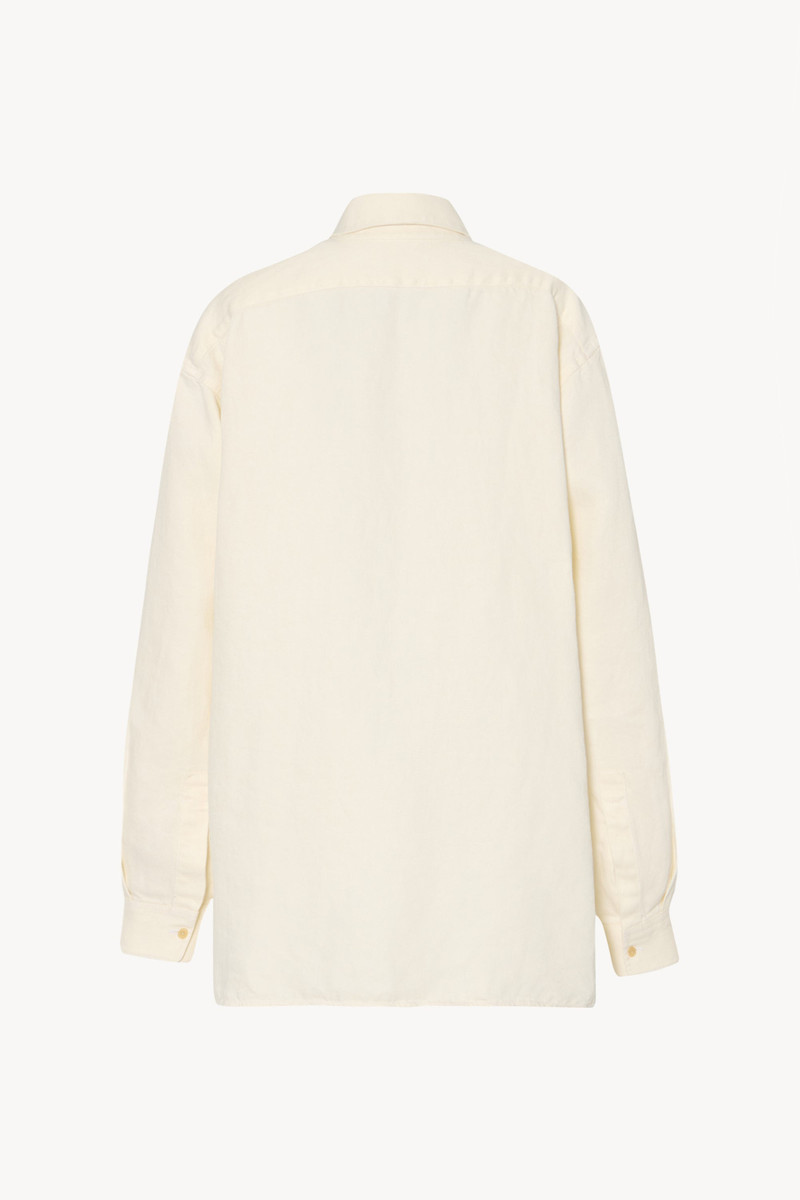 The Row Nesson Shirt in Linen outlook