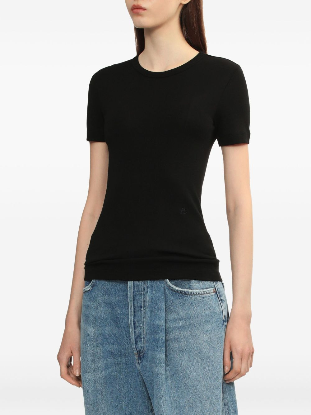 Shrunken ribbed-knit top - 3