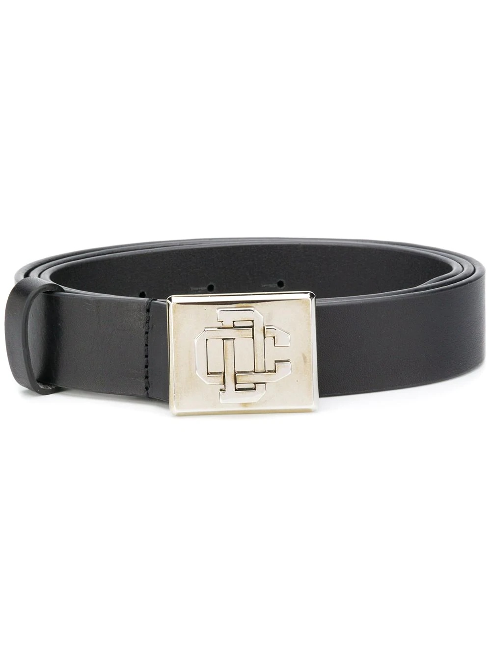 logo engraved buckle belt - 1