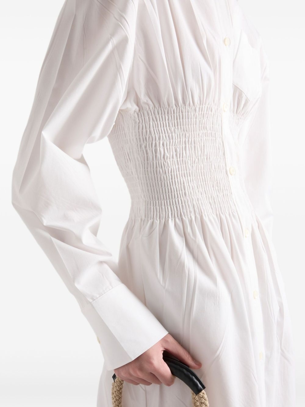 cotton-canvas dress - 5