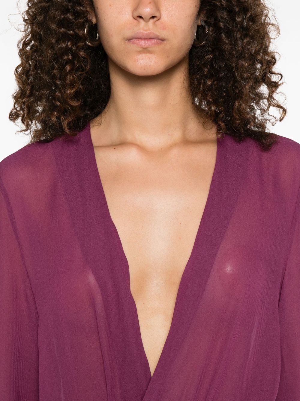 V-neck blouse - 5