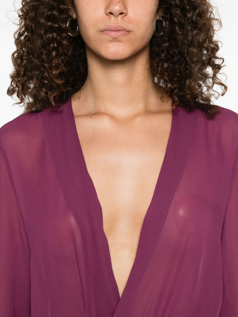 V-neck blouse 5