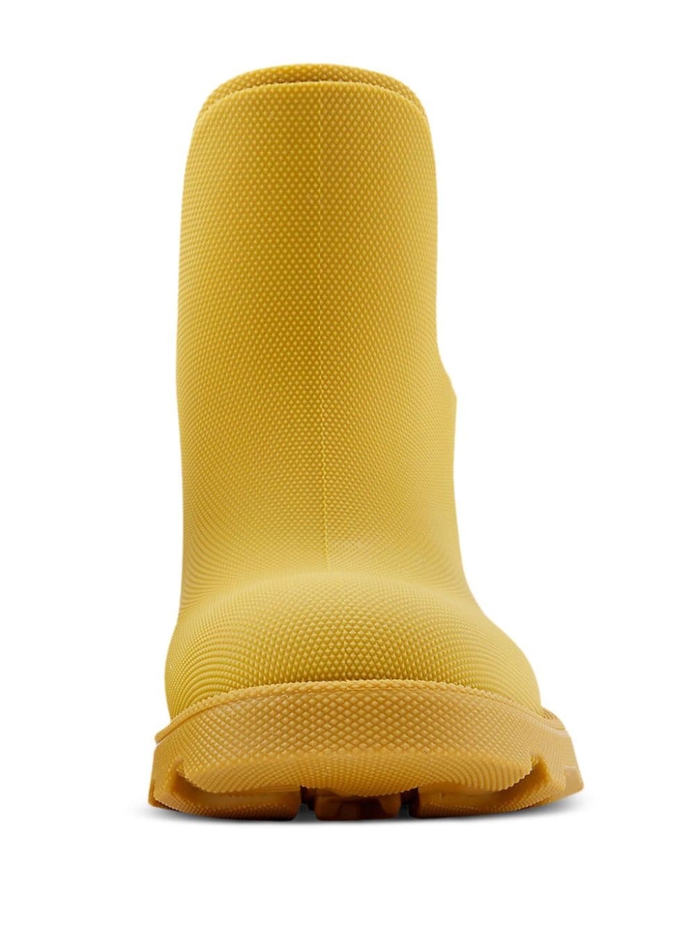 pebbled rubber rainboots - 2