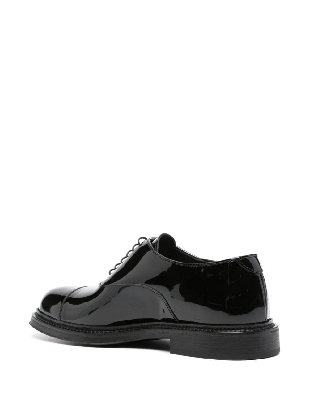 patent-leather oxford shoes - 3