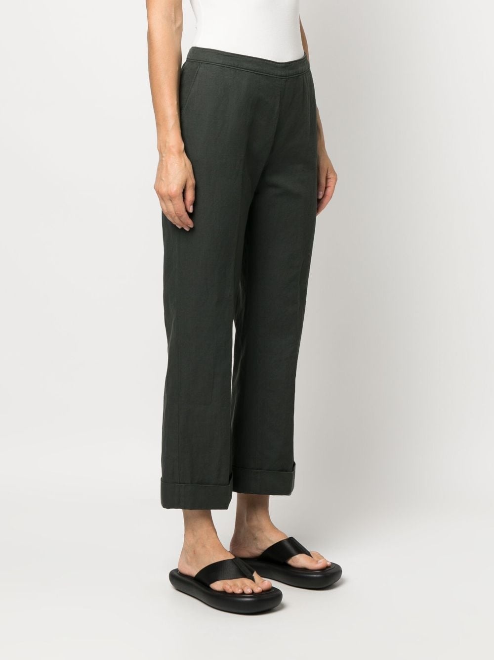 cropped flared trousers - 3