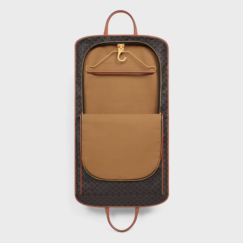 Garment Bag in Triomphe Canvas and Calfskin 6