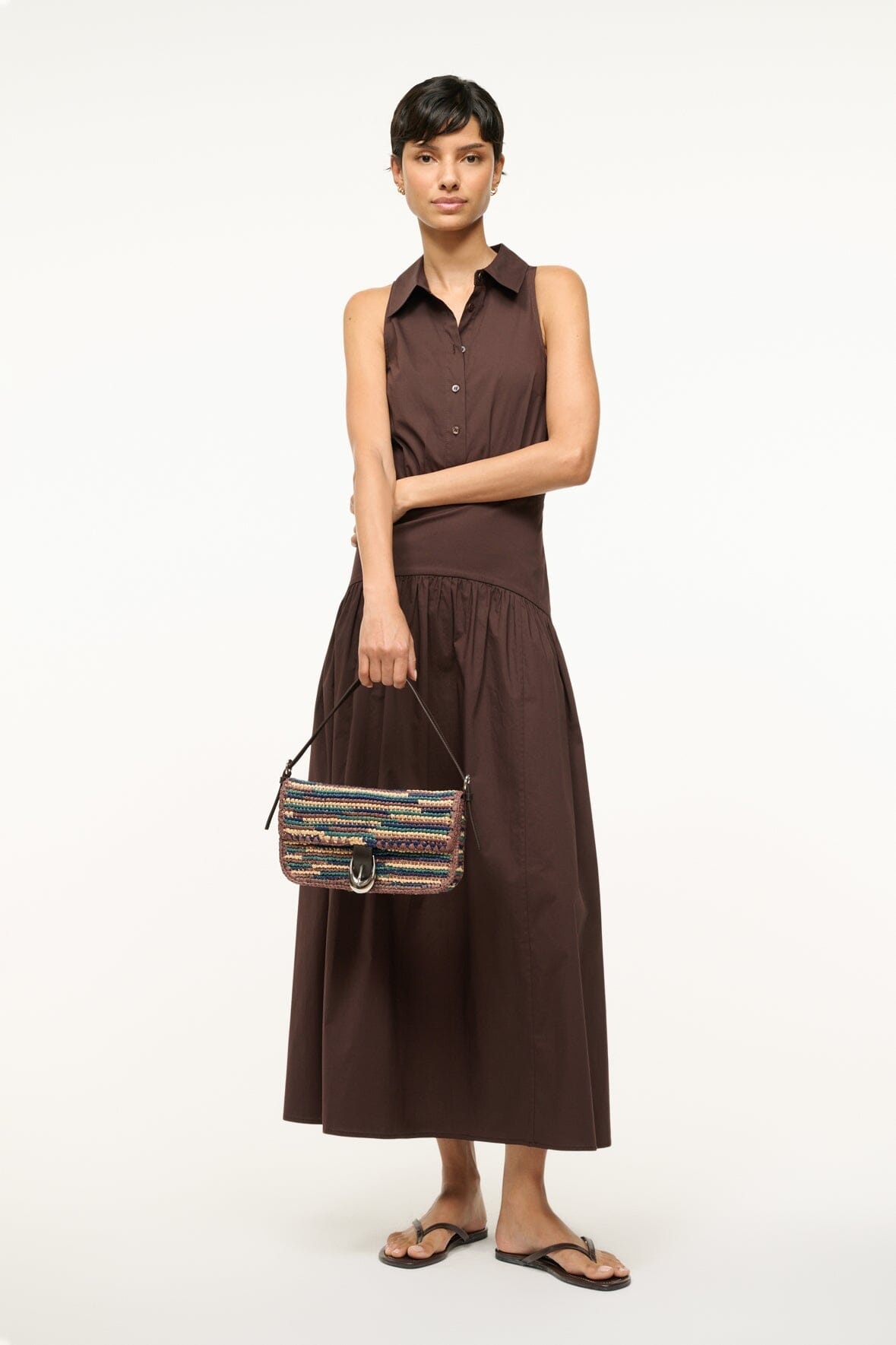 STAUD HARLOW RAFFIA BAG MIXED RAFFIA - 6