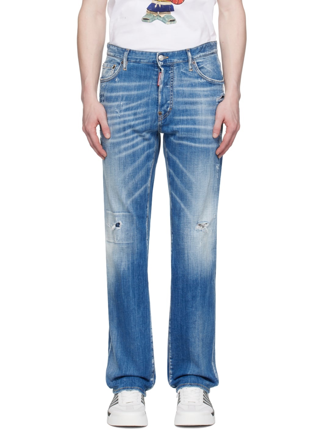 Blue Roadie Jeans - 1