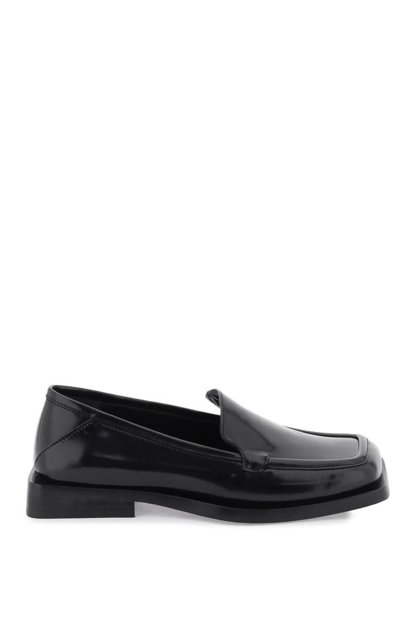 THE ATTICO BRUSHED LEATHER 'MICOL' LOAFERS - 1