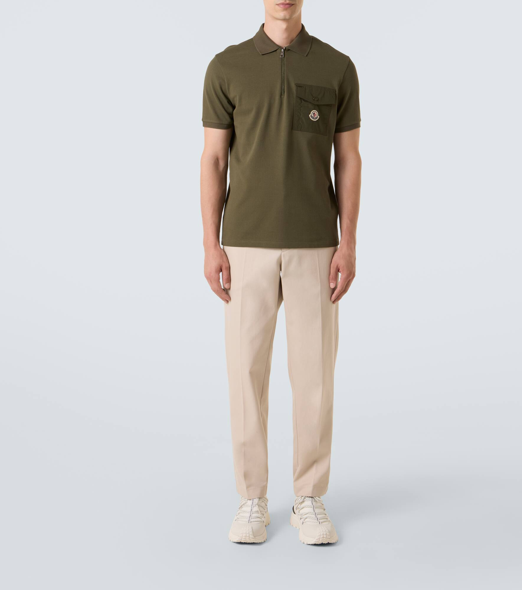Cotton piqué polo shirt - 2