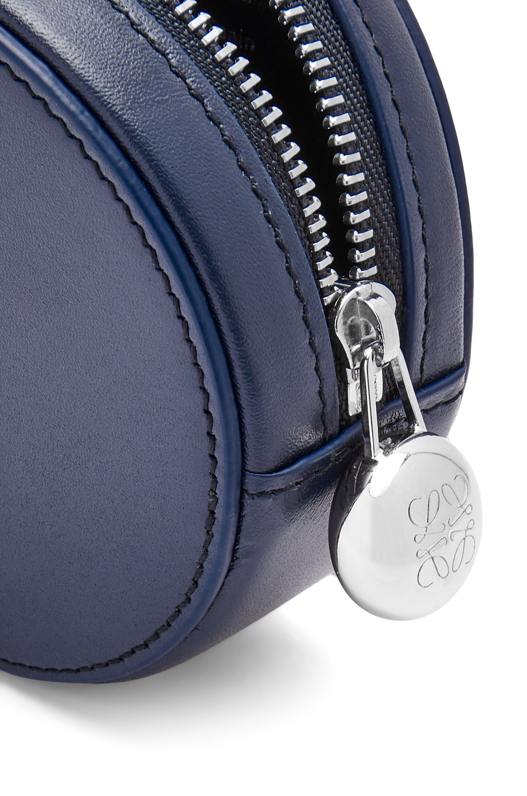 Pebble cookie key holder in shiny nappa calfskin - 6