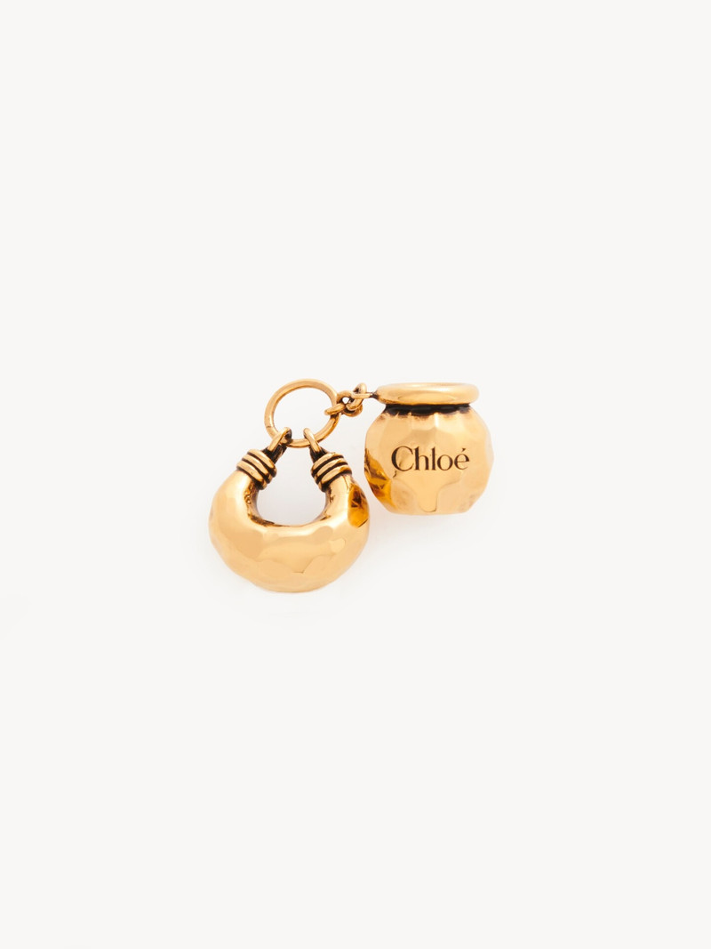 SPHERE MINI BRACELET DICE CHARM FOR BRACELET BAG IN BRASS 1