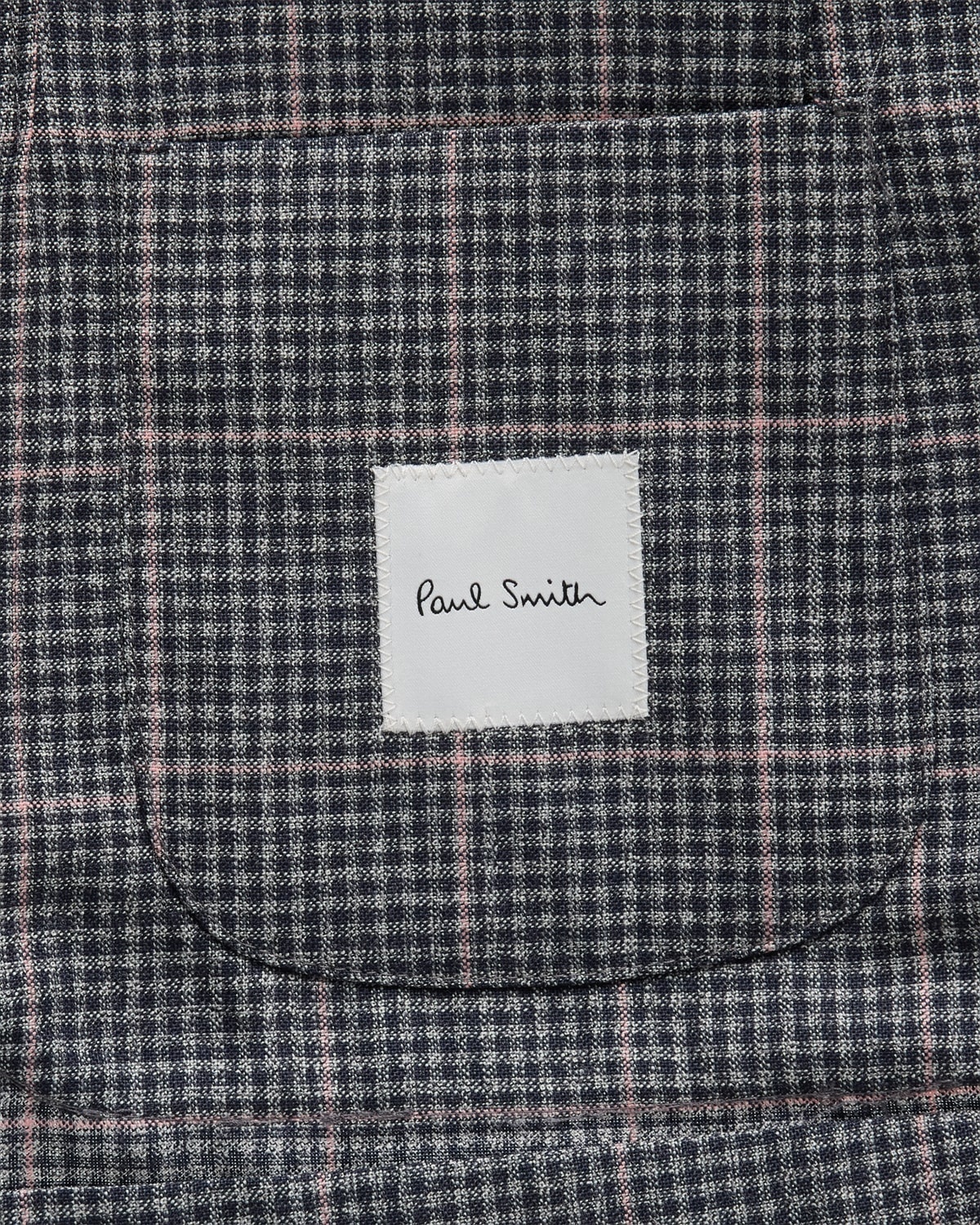 Men's Wool Windowpane Check Sport Jacket - 6