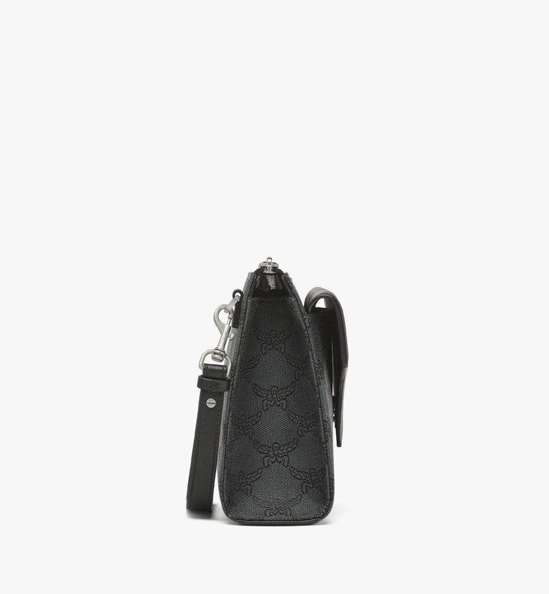 MCM Himmel Wristlet Pouch in Lauretos Jacquard outlook