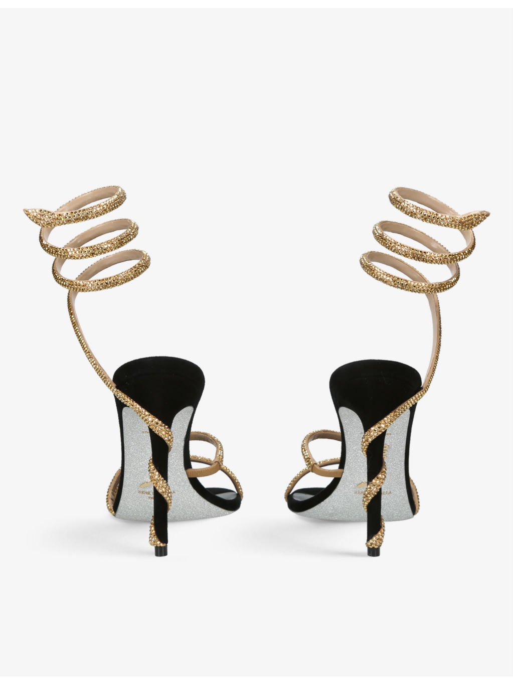 Margot jewelled leather heeled sandals - 2