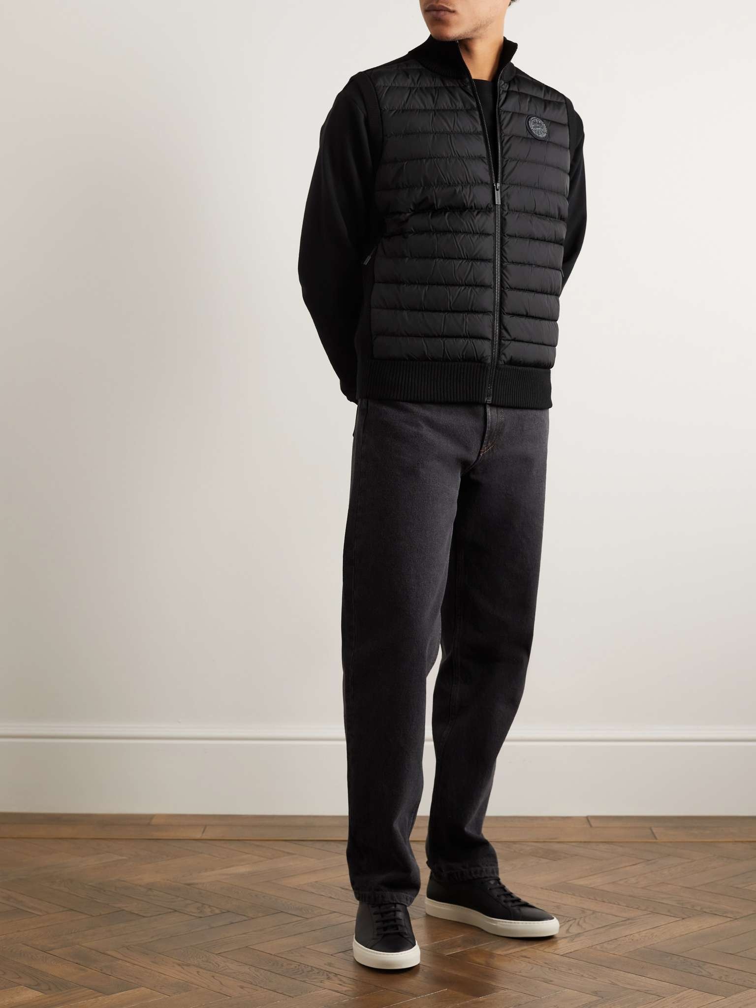 HyBridge Slim-Fit Merino Wool and Quilted Nylon Down Gilet - 2