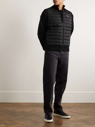 Canada Goose HyBridge Slim-Fit Merino Wool and Quilted Nylon Down Gilet outlook