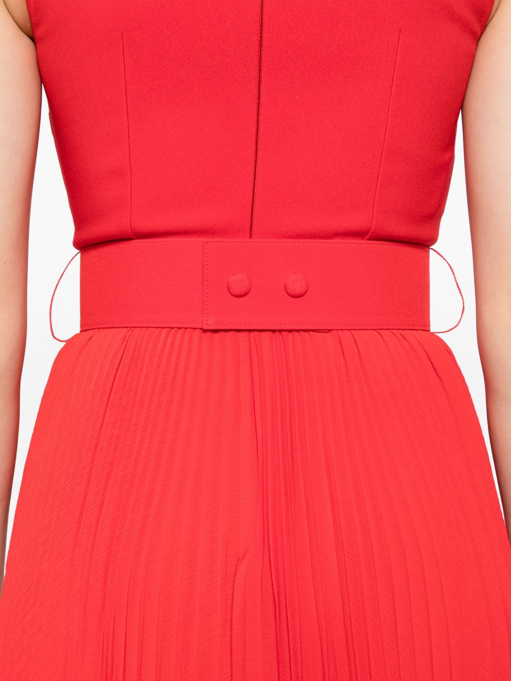 Sophie pleated sleeveless maxi dress - 5