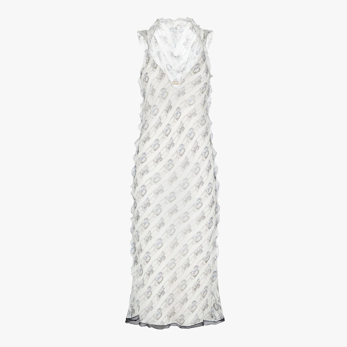 White chiffon dress - 1