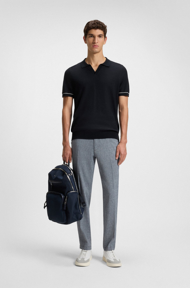 BOSS SWEATER WITH JOHNNY COLLAR outlook